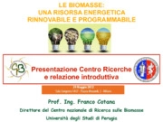 Produzione di biomasse: la bioraffineria integrata