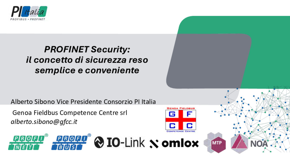 PROFINET Security: il concetto di sicurezza reso semplice e conveniente