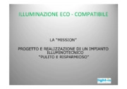 Progettazione illuminotecnica eco-compatibile