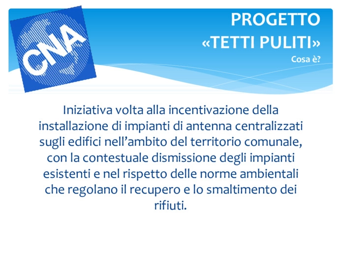 Progetto Tetti Puliti