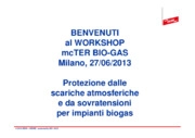 Protezione dalle scariche atmosferiche e da sovratensioni per impianti biogas