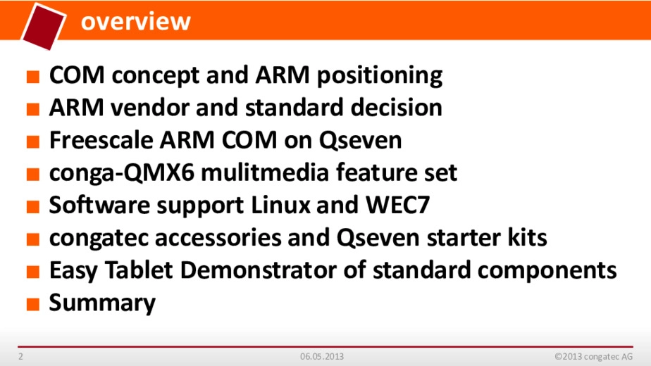 Qseven for the fast switch to ARM Design