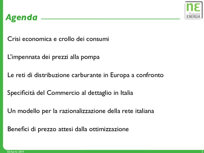 Quale rete ottimale per la distribuzione carburanti in Italia