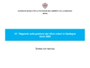 Rapporto sulla gestione dei rifiuti urbani in Sardegna