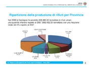 Rapporto sulla gestione dei rifiuti urbani in Sardegna