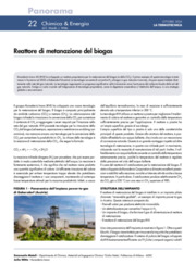 Reattore di metanazione del biogas