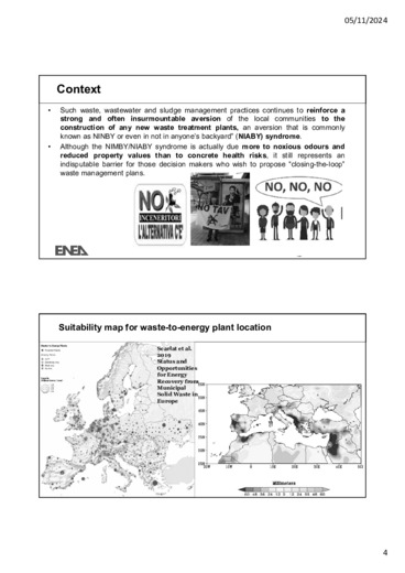 Recupero di materia ed energia dalle acque reflue attraverso la simbiosi industriale WtE nelle regioni del Sud Europa