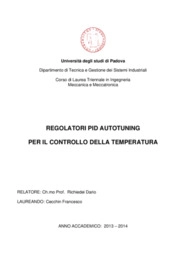 Francesco Cecchin - Department of Industrial Engineering, University of Padova