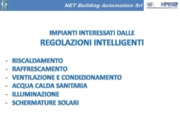 Regolazioni intelligenti nella Building Automaton