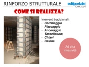 Rinforzi strutturali per la messa in sicurezza degli edifici scolastici