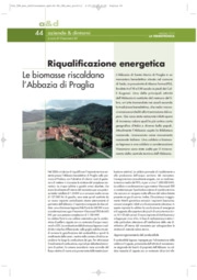 Biomasse, Centri benessere, Efficienza energetica, Impianti termici, Termotecnica