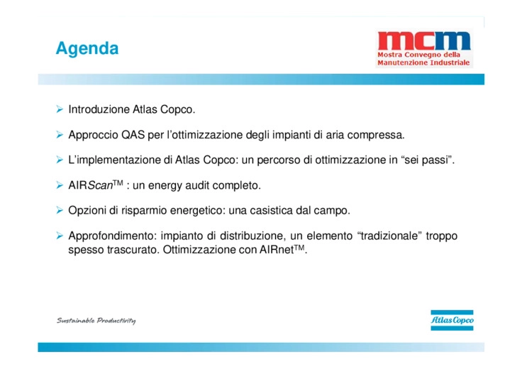 Risparmio energetico negli impianti ad aria compressa: piccoli passi per