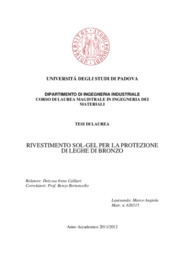 Marco Angiola - Department of Industrial Engineering, University of Padova