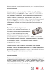 RS Components inserisce a catalogo i nuovi cavi RF ultraveloci