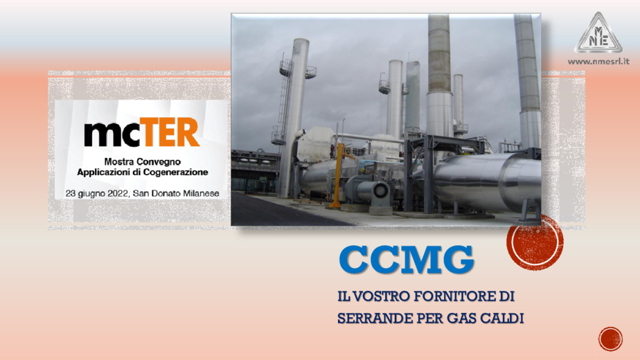 CCMG, il vostro fornitore di serrande gas caldi
