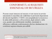 Sicurezza delle macchine - Direttiva Macchine 2006/42/CE. Come un requisito