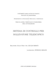 Stefano Meloni - Department of Industrial Engineering, University of Padova