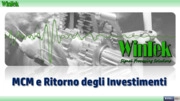 Sistemi di Condition Monitoring e Ritorno degli Investimenti - Nuove