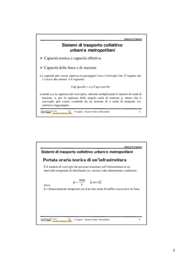 Sistemi di trasporto collettivo