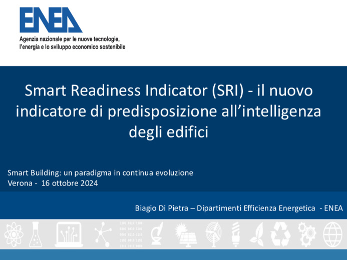 Smart Rediness Indicator (SRI), il nuovo indicatore di predisposizione all'intelligenza degli edifici