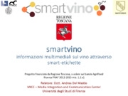 SMARTVINO  Informazioni multimediali sul vino attraverso smart-etichette