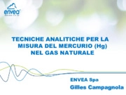 Soluzioni analitiche per la determinazione di mercurio nel Gas Naturale