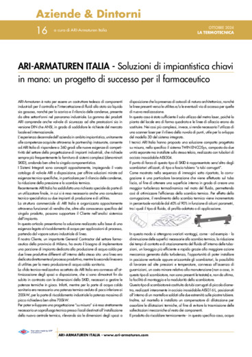 Soluzioni di impiantistica chiavi in mano: un progetto di successo