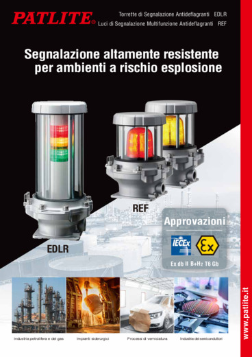 Soluzioni di Segnalazione ATEX e IECEx di PATLITE: Sicurezza ed Efficienza in zone a Rischio Esplosione