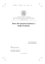 Stima del consumo di potenza a livello di sistema