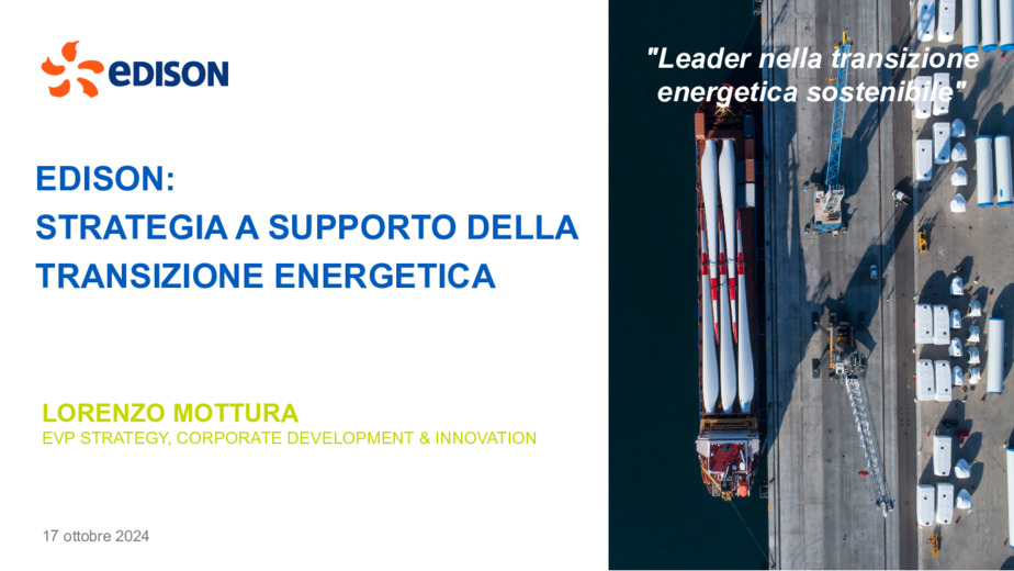 Strategia a supporto della transizione energetica