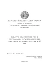 Enrico Tomasella - Department of Industrial Engineering, University of Padova