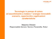 Tecnologia in pompa di calore ad assorbimento a metano +