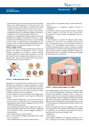 Tecnologie dei sistemi energetici a bassa entalpia