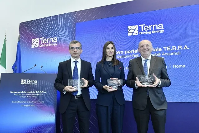 Terna presenta TE.R.R.A, il portale digitale per la programmazione efficiente delle infrastrutture energetiche del Paese<br>Condividi