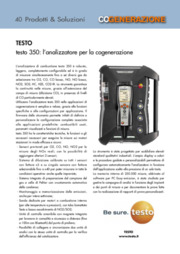 Testo 350: l'analizzatore per la cogenerazione