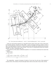 Theory of movement of the combined seeding unit