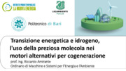 Cogenerazione, Efficienza energetica, Idrogeno, Transizione energetica