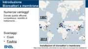 Trattamento delle acque reflue tramite processo biologico combinato a reti