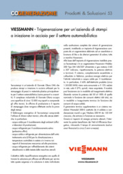 Trigenerazione per un'azienda di stampi a iniezione in acciaio per il settore automobilistico