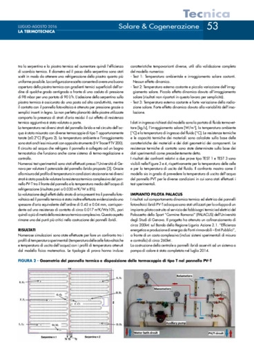 Un modello teorico-sperimentale per pannelli ibridi fotovoltaici e termici