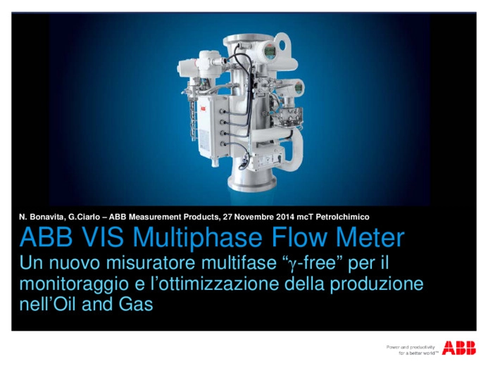 Un nuovo misuratore multifase radioactive free per il monitoraggio e lottimizzazione della produzione nellOil & Gas