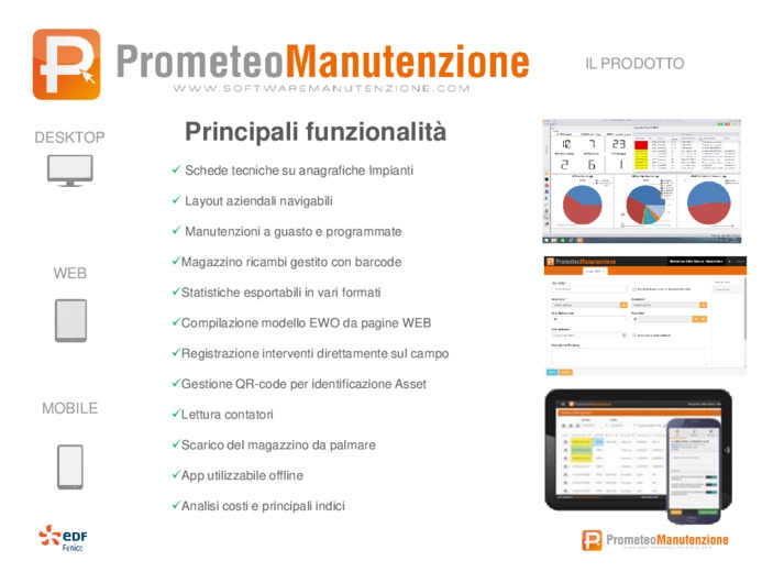 Una gestione informatizzata del processo manutentivo: il modello asset management di EDF Fenice