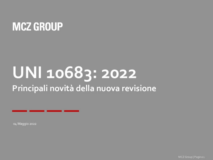 UNI 10683: 2022. Principali novit della nuova revisione