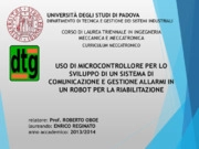 Enrico Reginato - Department of Industrial Engineering, University of Padova