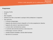 Utilizzo di dati geografici per la professione di ingegnere