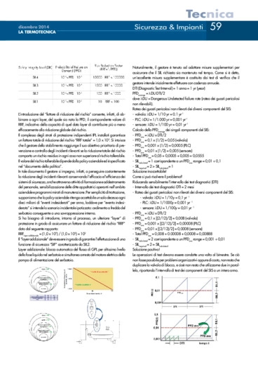 Utilizzo di sistemi strumentali di sicurezza nell’esercizio di impianti di