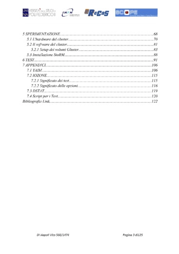 Valutazione di un file system distribuito nell'ambito del grid computing: GLUSTER FS