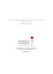 Pierluigi Picciau - Department of Industrial Engineering, University of Padova