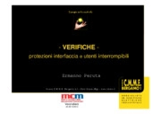 Verifiche protezioni di interfaccia e utenti interrompibili