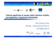 Pier Paolo Porta - Universit degli Studi di Parma